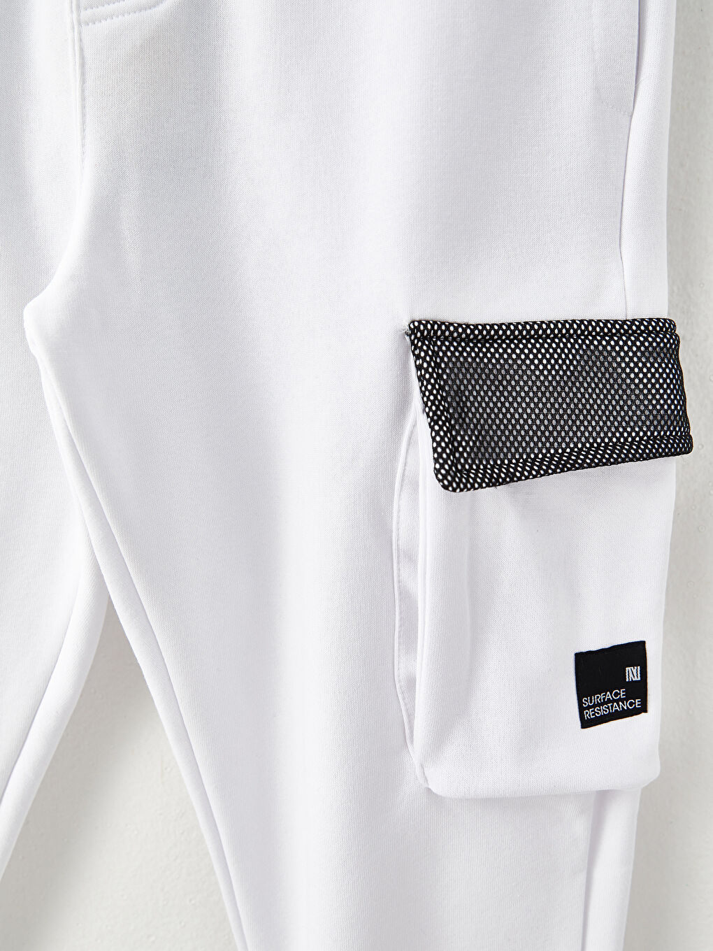 Тар пішім ерлерге арналған қалың джоггер спорттық шалбары-7