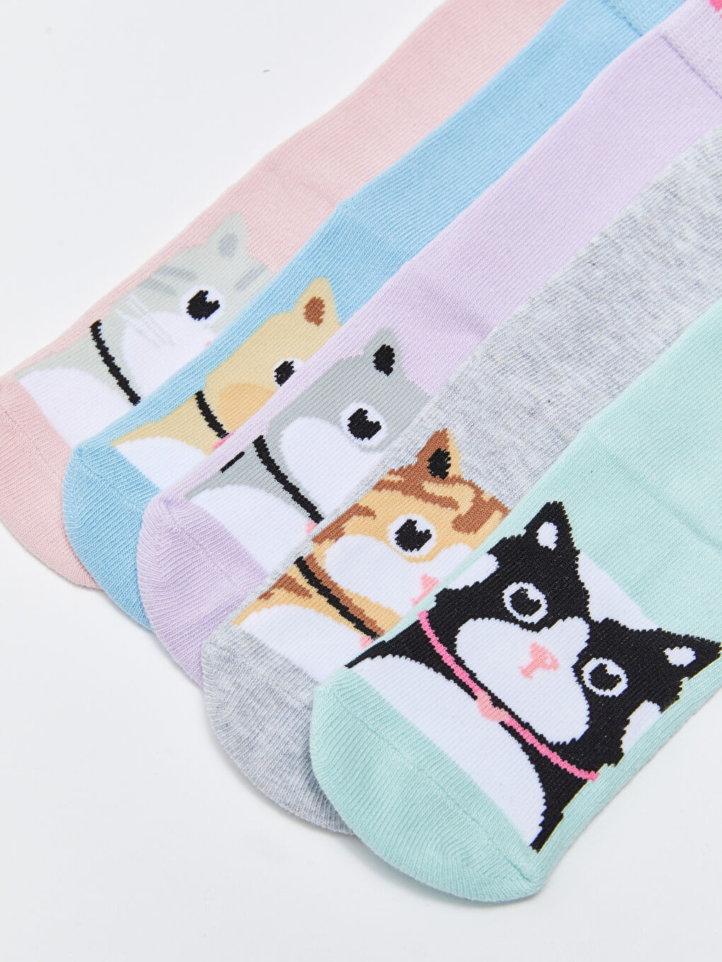 Chaussettes de Cheville à Motifs pour Filles Lot de 5 Pièces-2