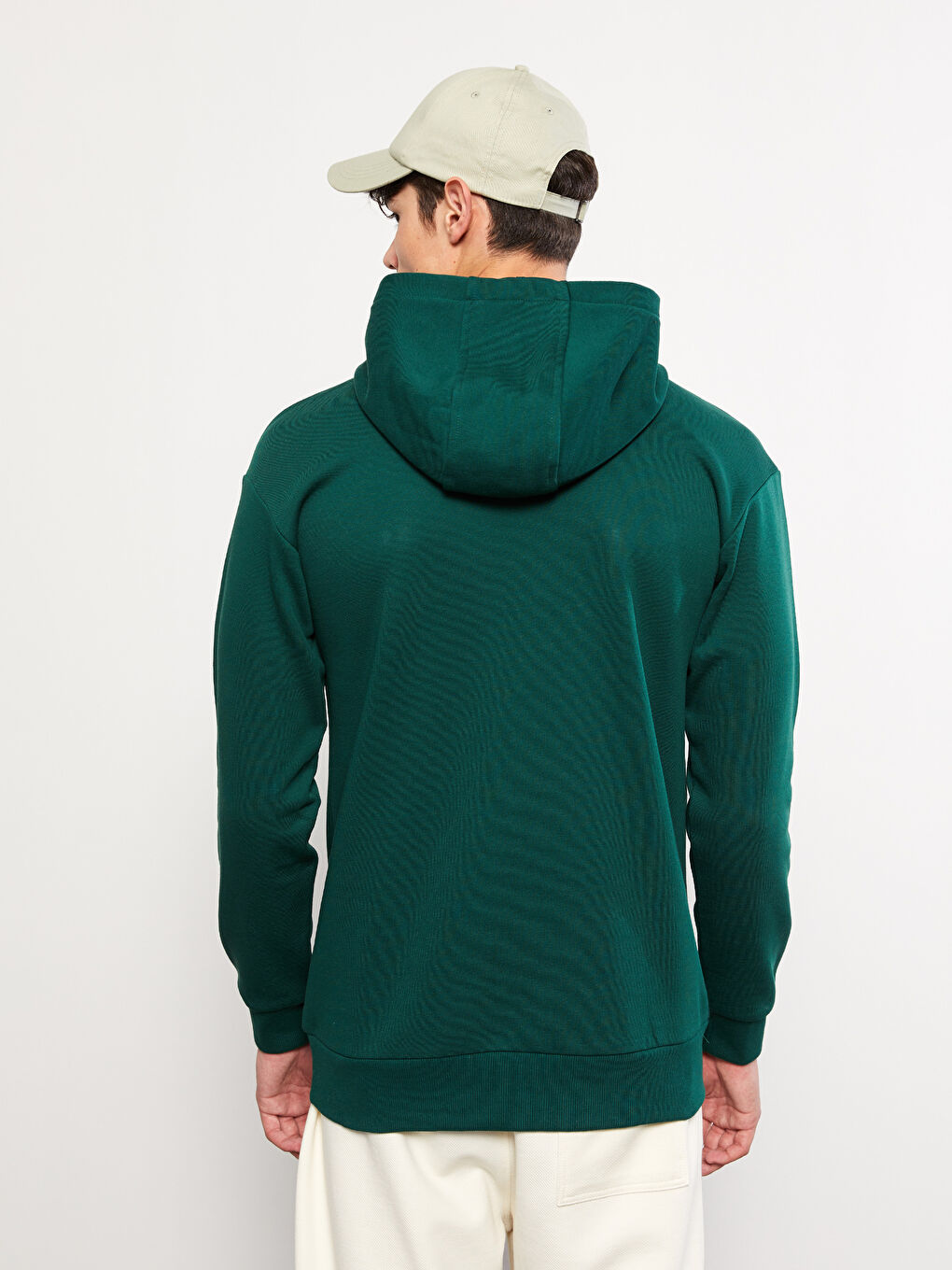 XSIDE Uzun Kollu Baskılı Erkek Kalın Hoodie -W29950Z8-SHY