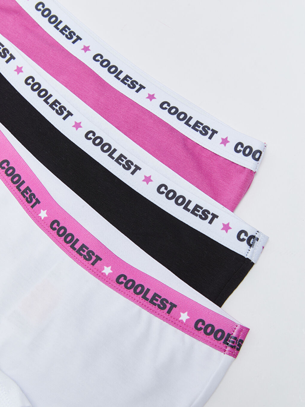 Mor Baskılı Pamuklu Kız Çocuk Boxer 3'lü-2