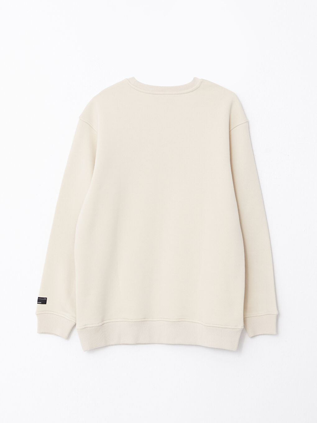 Crew Neck Printed Men's Thick Sweatshirt-6