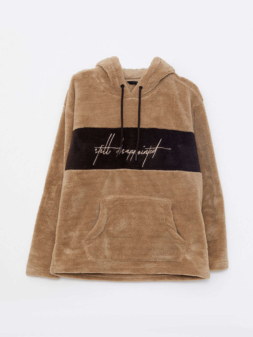 Худи Мужское Плюшевое С Принтом И Длинным Рукавом-4