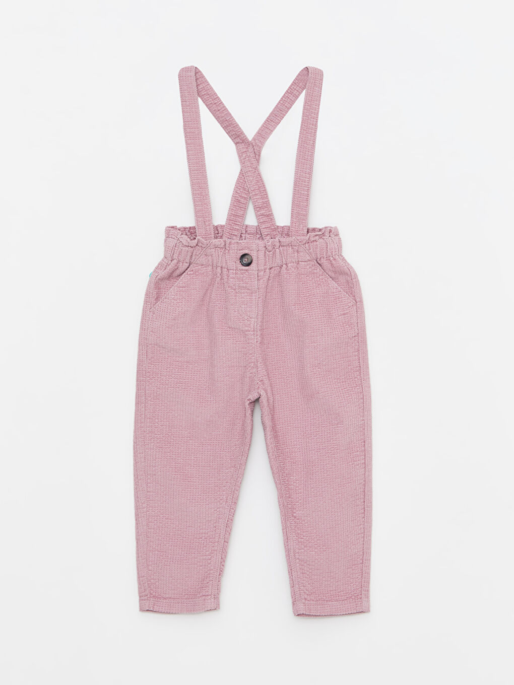 Pantaloni din Catifea cu Talie Elastică pentru Bebeluși Fete