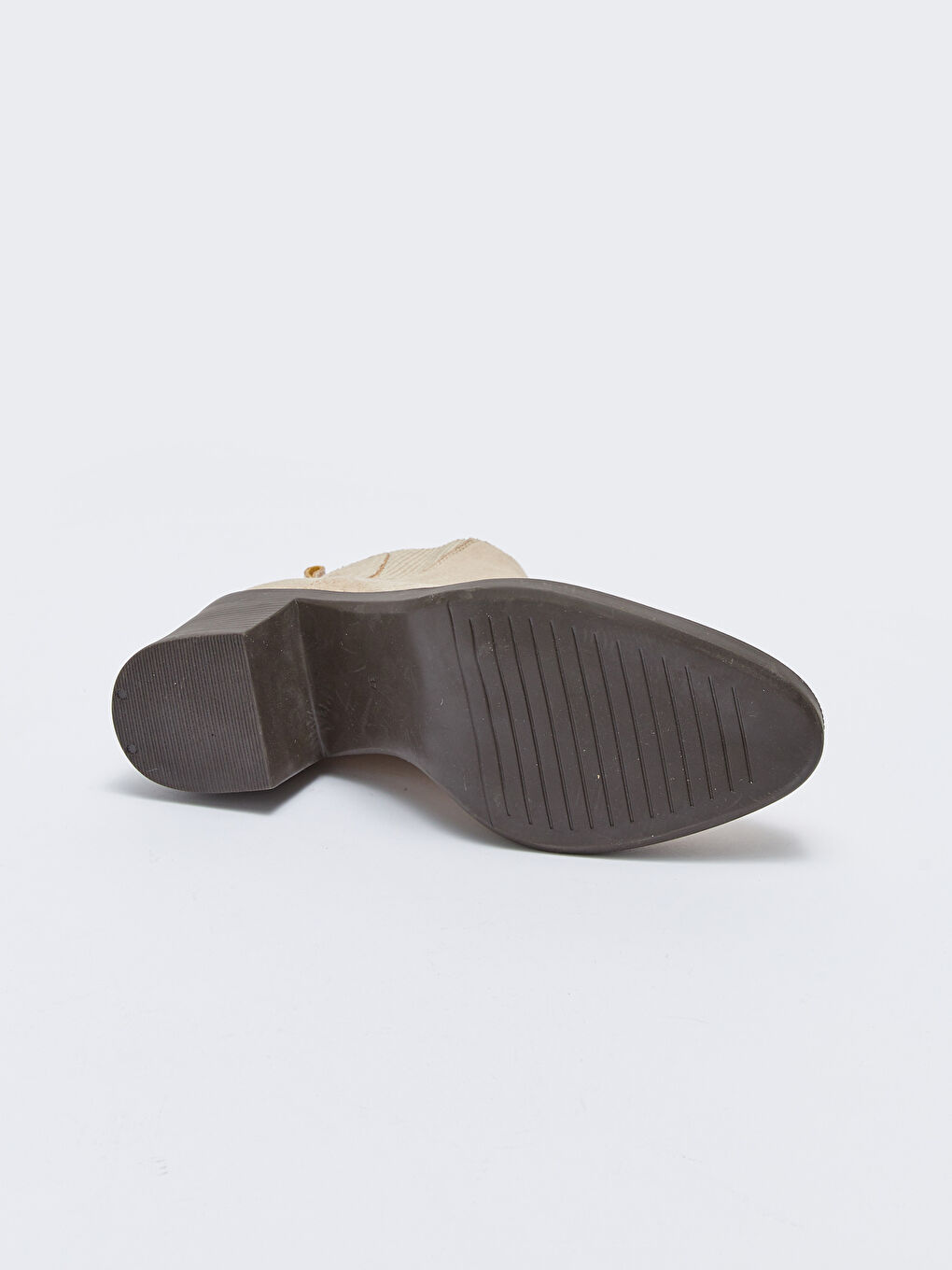 Women's Leather Look Heeled Boots.-7