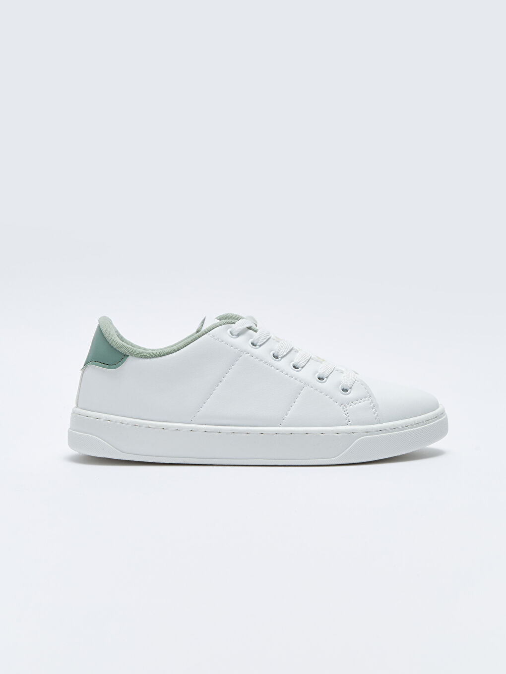 Faux Leather Lace-Up Women's Sneakers-1