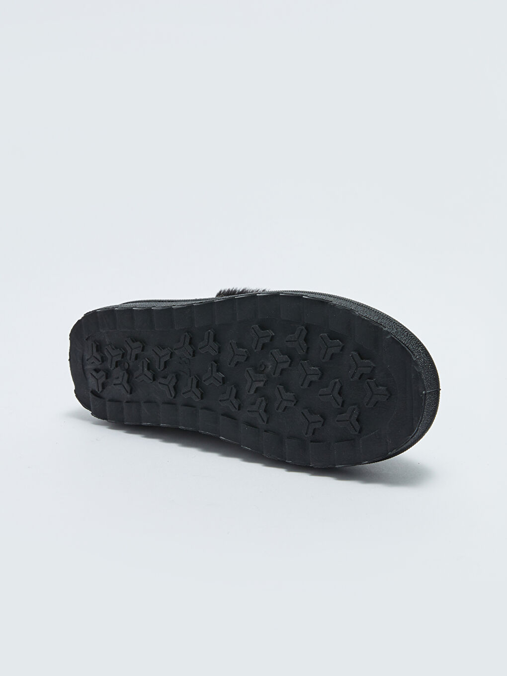 Siyah Pelüş Detaylı Kadın Bot-4