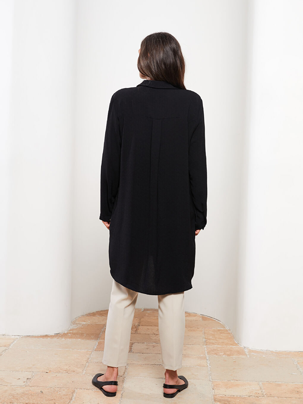 تونیکی کراسی پۆپلینی سادە بۆ ژنان-1