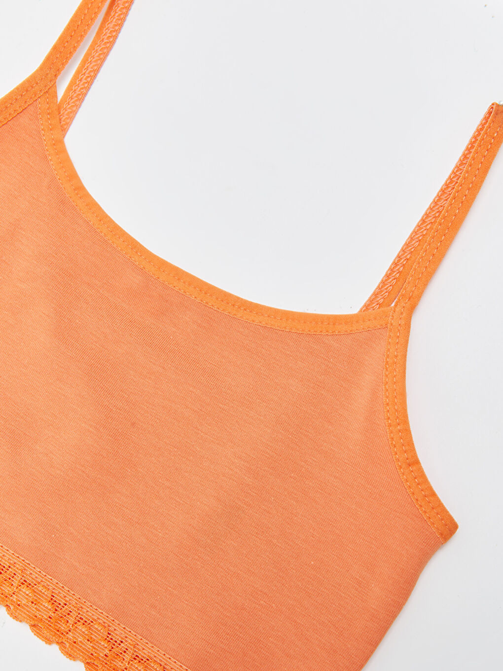 Beyaz Basic Pamuklu Kız Çocuk Büstiyer 2'li-3