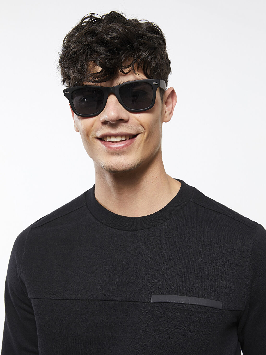 Hanorac cu Mânecă Lungă și Guler Rotund pentru Bărbați-2