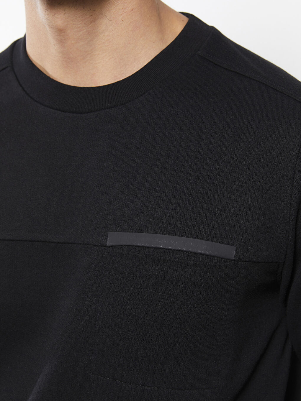 Hanorac cu Mânecă Lungă și Guler Rotund pentru Bărbați-3