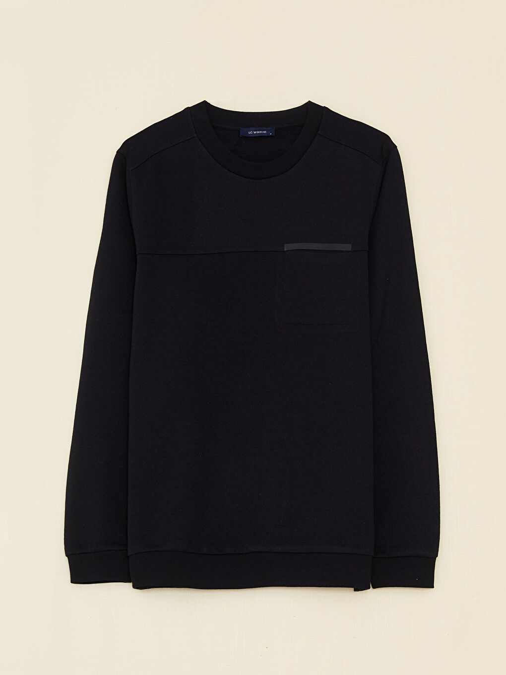 Hanorac cu Mânecă Lungă și Guler Rotund pentru Bărbați-5