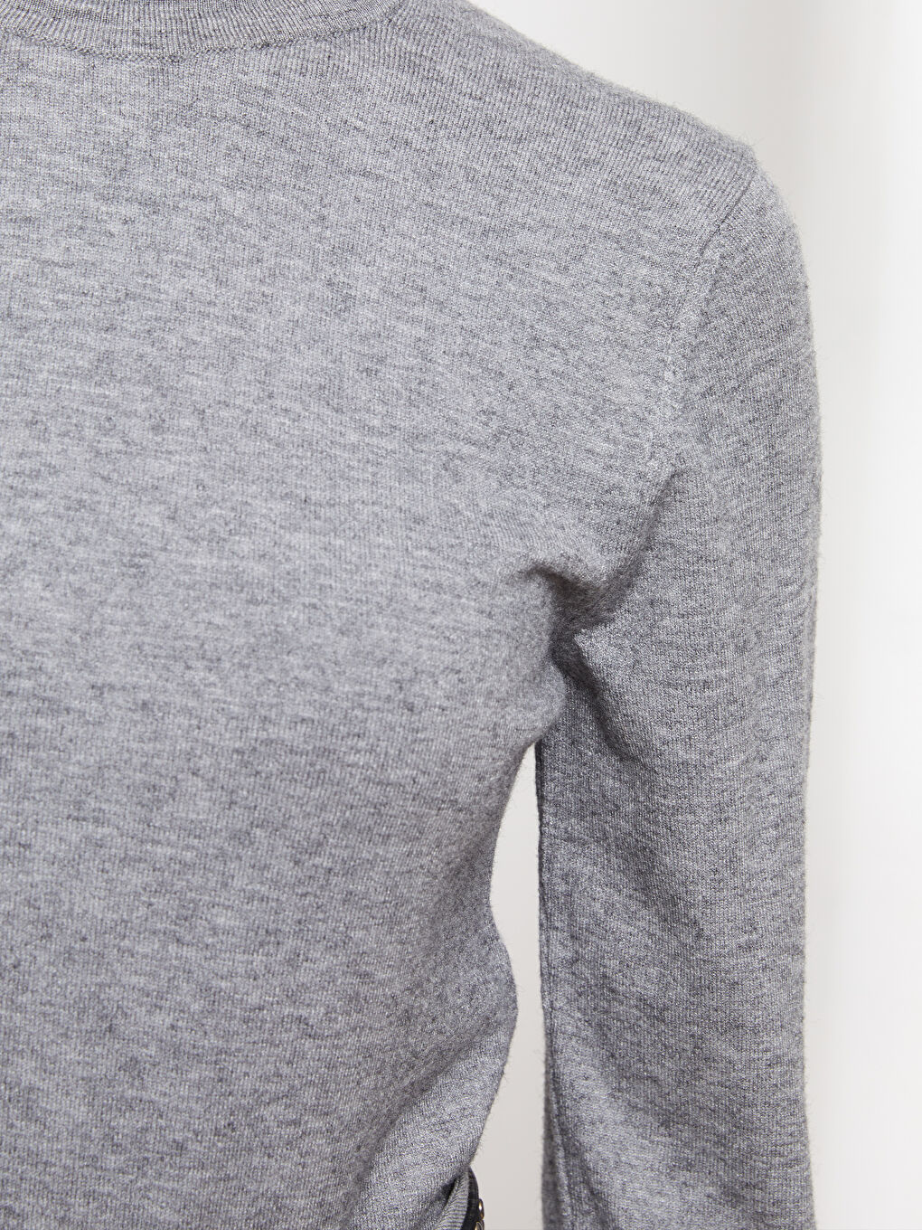 биік жағалы әйелдерге арналған трикотаж жемпір-3