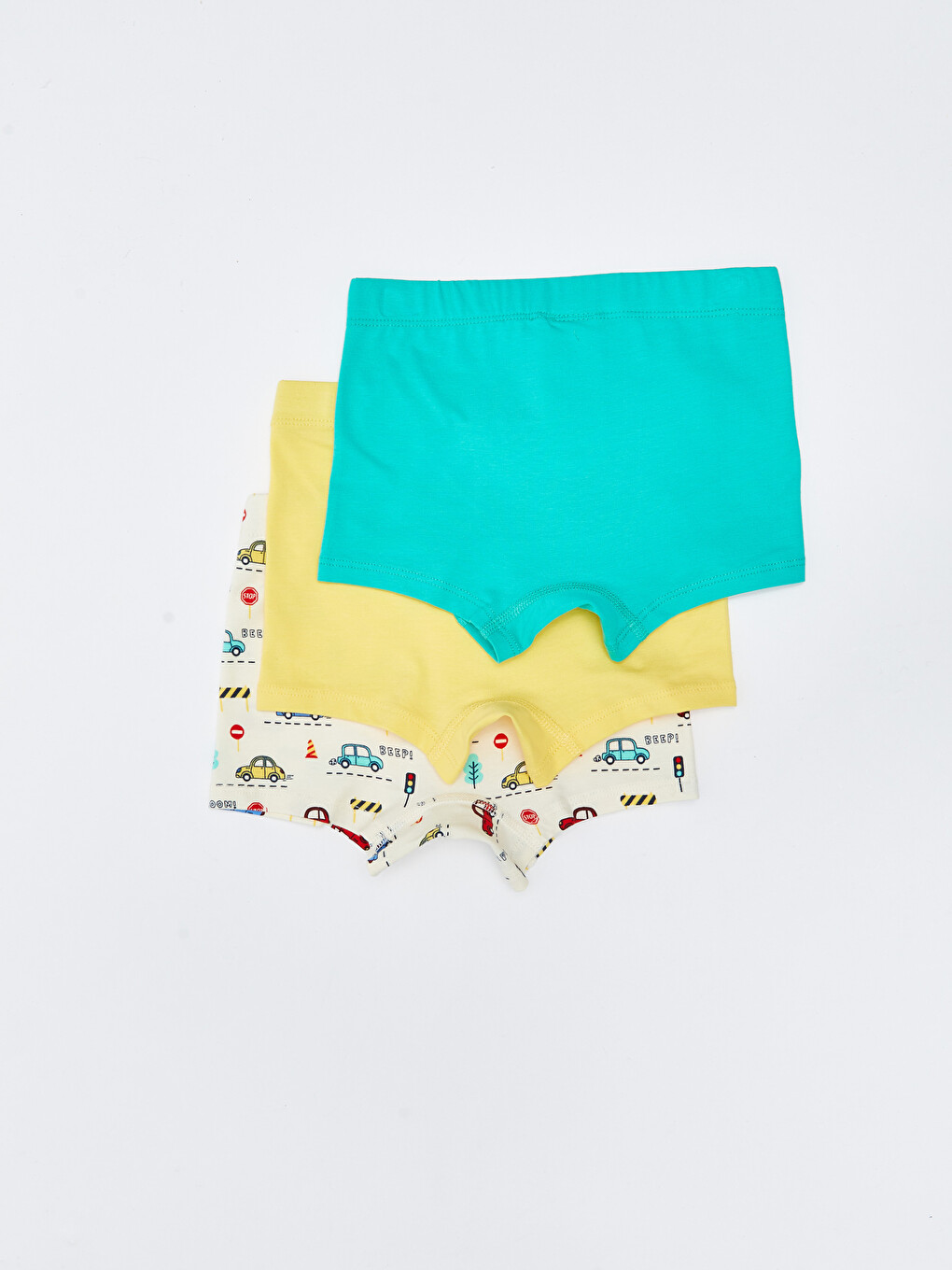 Elastischer Bund Baby Jungen Boxershorts 3er-Pack-1
