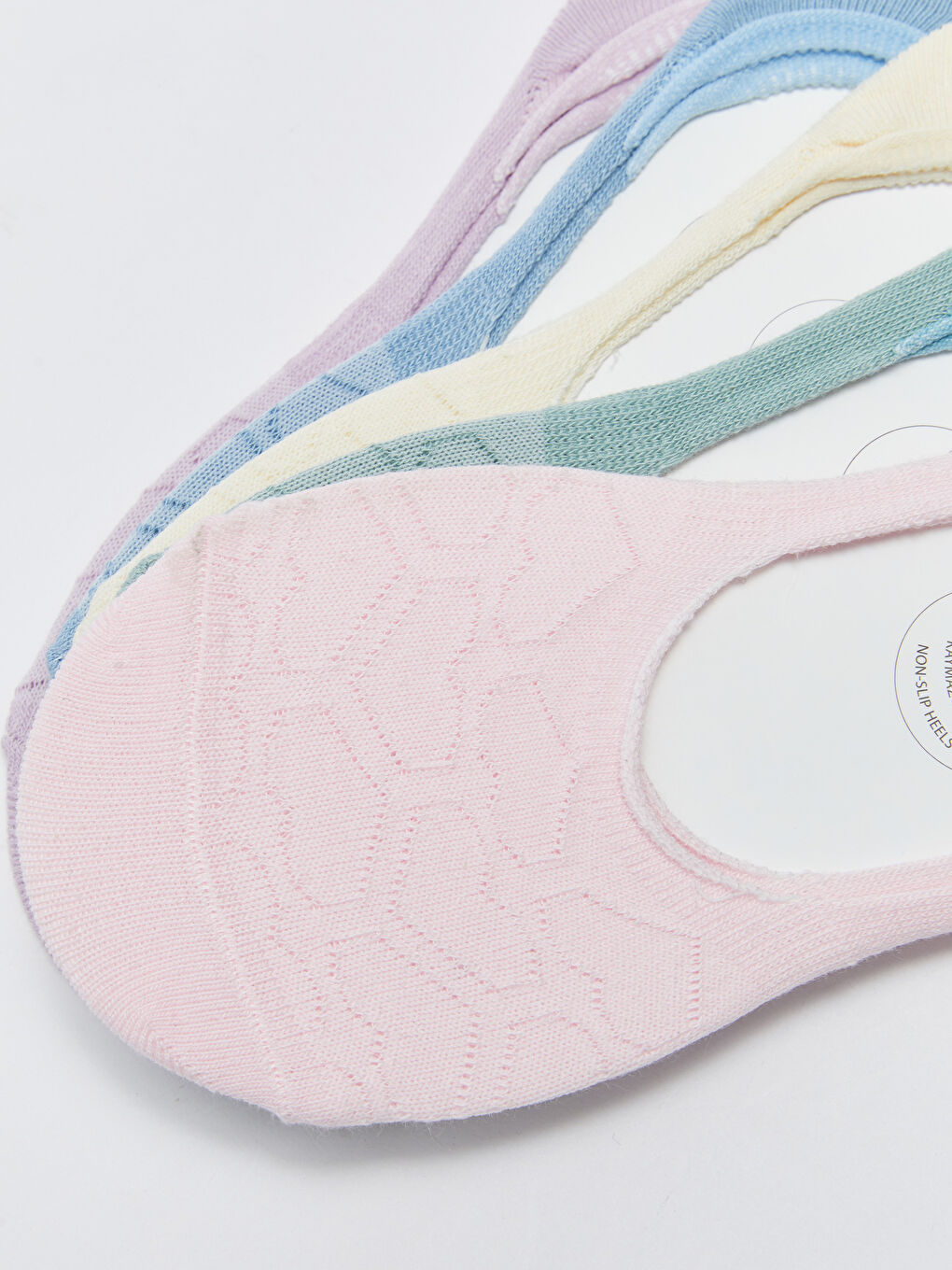 Gemusterte Unsichtbare Socken für Damen 5er-Pack-2