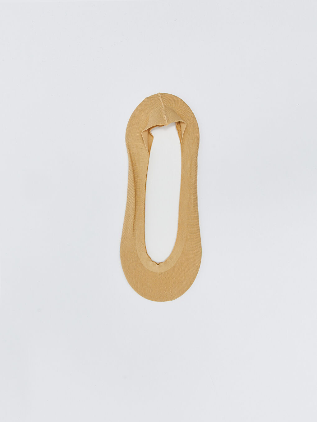 Bej Kadın Düz Babet Çorap