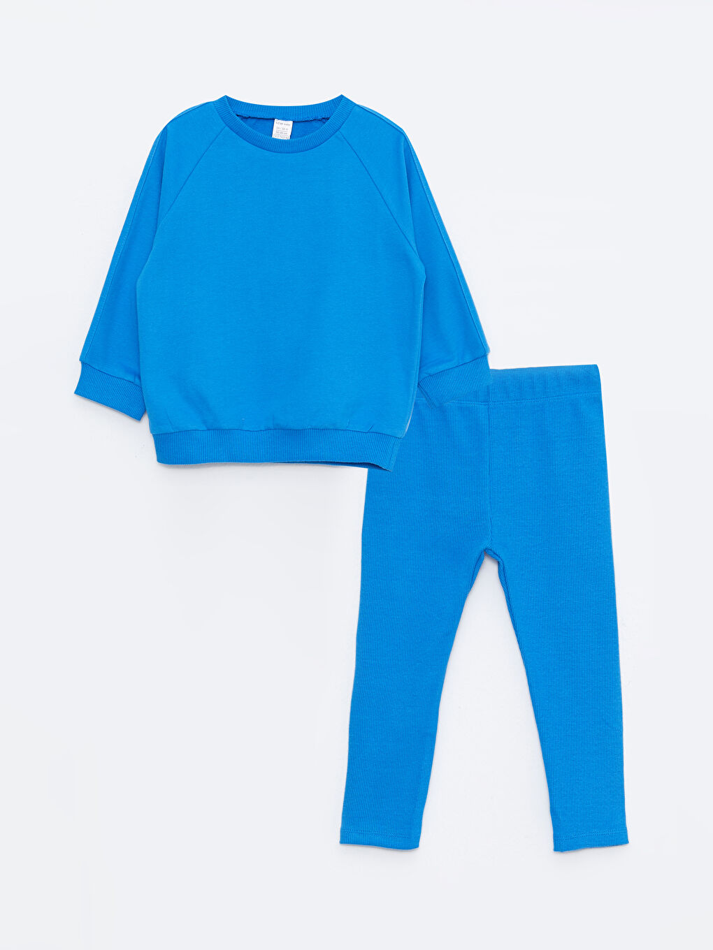 Mavi Bisiklet Yaka Uzun Kollu Basic Erkek Bebek Sweasthirt ve Eşofman Alt 2'li Takım
