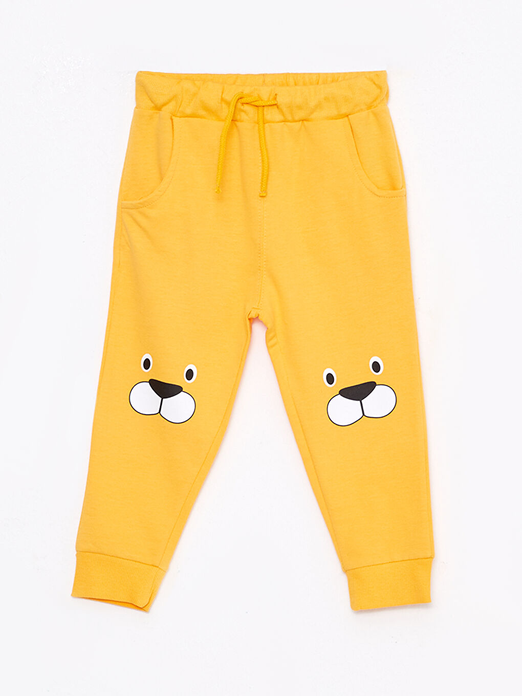 طقم بلوزة بكم طويل بياقة دائرية مطبوعة للأولاد الرضع مع بنطلون رياضي - مجموعة من قطعتين-2