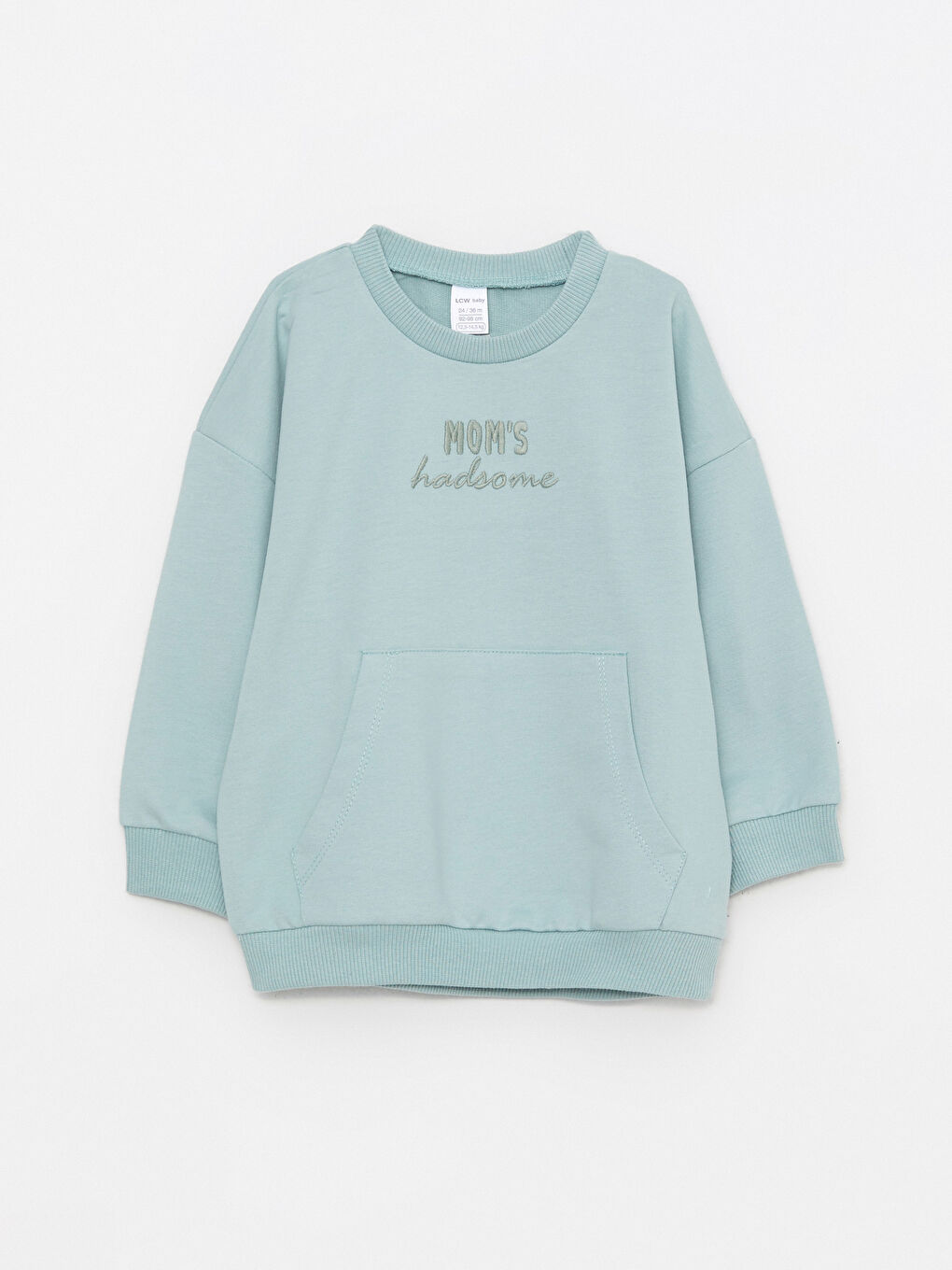 Crew Neck Long Sleeve Printed Sweatshirt and Sweatpants Baby Boy 2-Pack Set-1