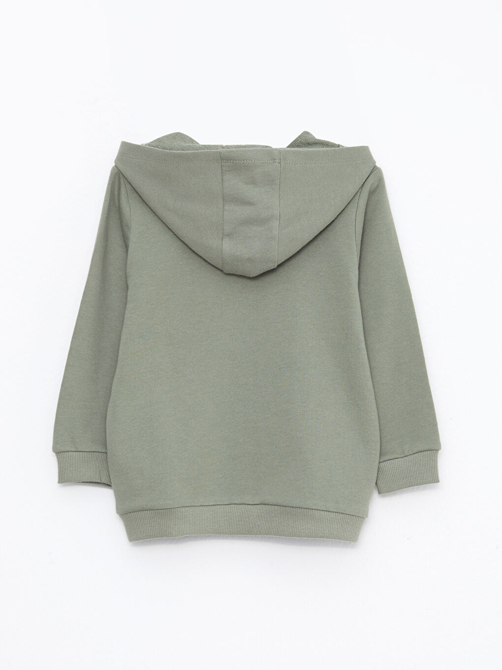 Set Trening Bebeluş Băieţi Basic cu Mânecă Lungă şi Glugă, 2 Bucăți-2