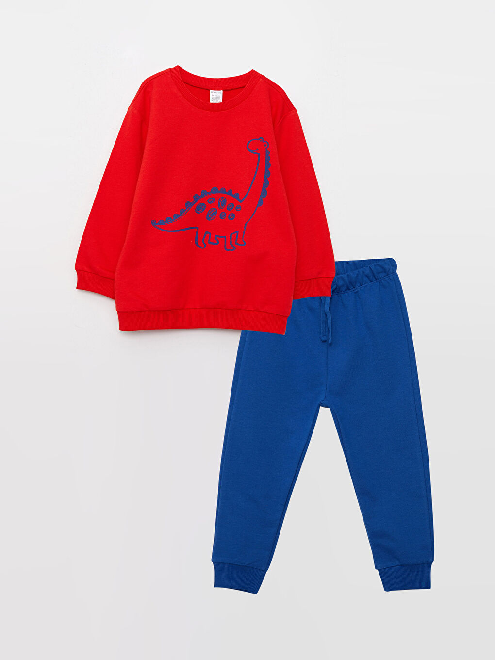 Crew Neck Long Sleeve Printed Baby Boys' Sweatshirt and Pants 2 Pack Set -W2AC60Z1-HBH