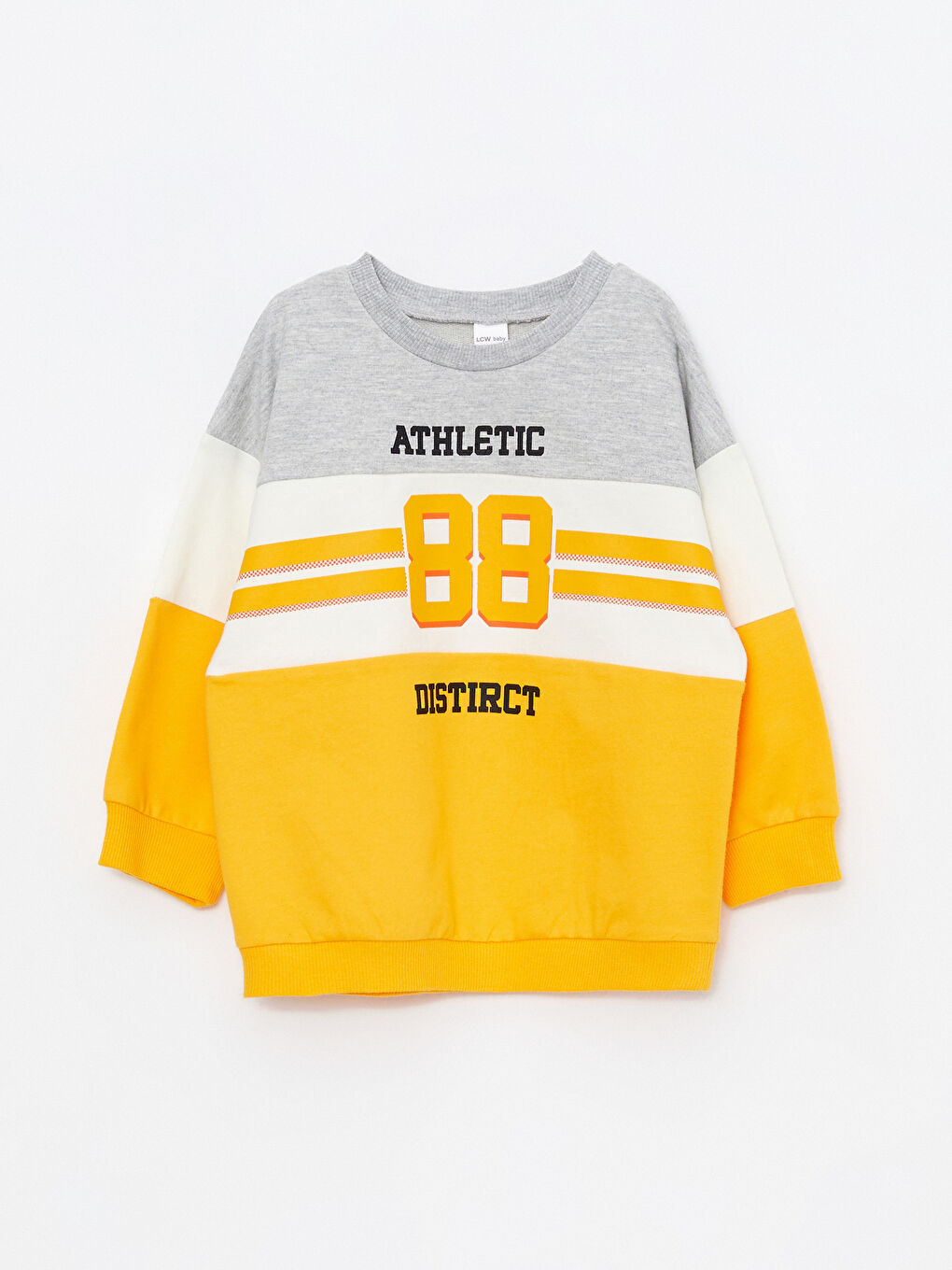 LCW baby Rundhalsausschnitt Langarm Baby Jungen Sweatshirt und Hose 2er-Pack Set -W2AC70Z1-G9W
