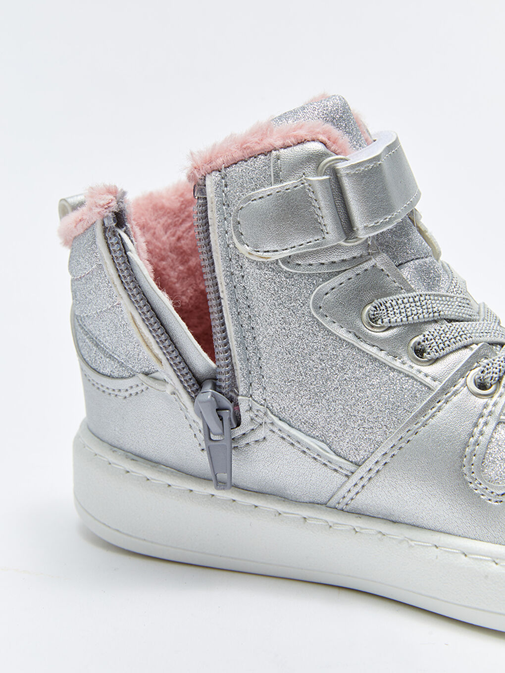 Шнурки и застёжки-липучки на щиколотке Спортивные туфли для девочек-5