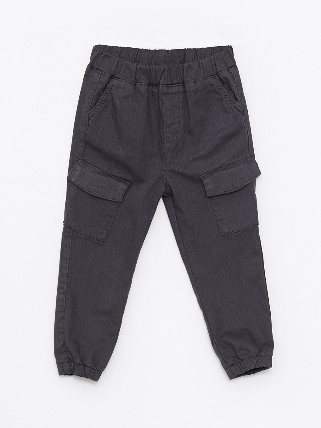 Gri Kapüşonlu Uzun Kollu Baskılı Erkek Bebek Sweatshirt ve Pantolon 2'li Takım-7