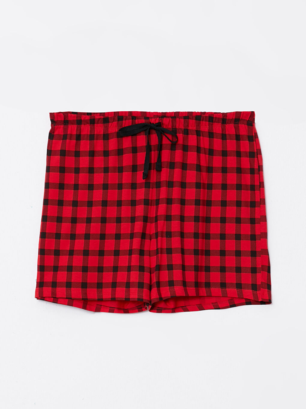 LCW DREAM Bisiklet Yaka Yılbaşı Temalı Kısa Kollu Pamuklu Kadın Pijama Takımı -W2AD03Z8-LTQ