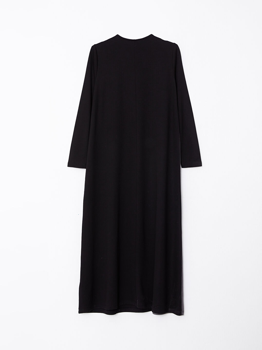 LC Waikiki Crew Neck Long Sleeve A-Cut Women's Dress with Color Block -W2AD58Z8-CVL