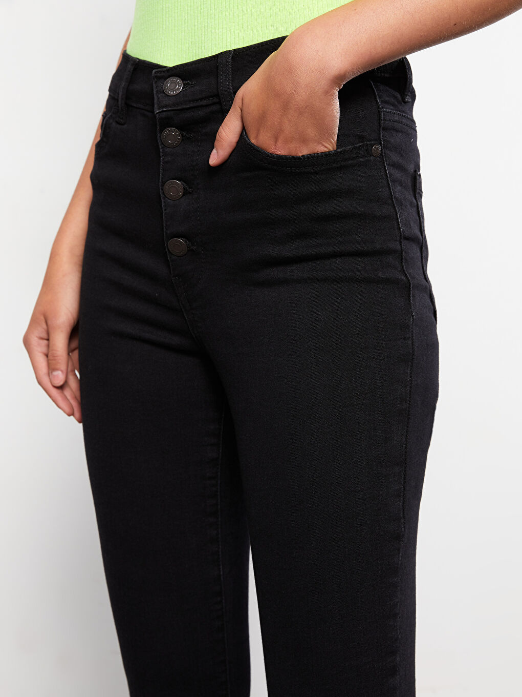 LCW Jeans High Waisted Jupiter Super Skinny Fit Women's Jeans -W2AD80Z8-327