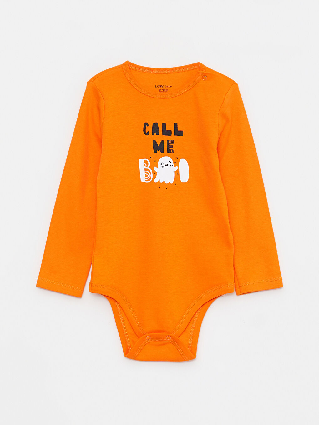 Crew Neck Long Sleeve Printed Baby Boy Bodysuit with Snap Crotch 2-Pack-1