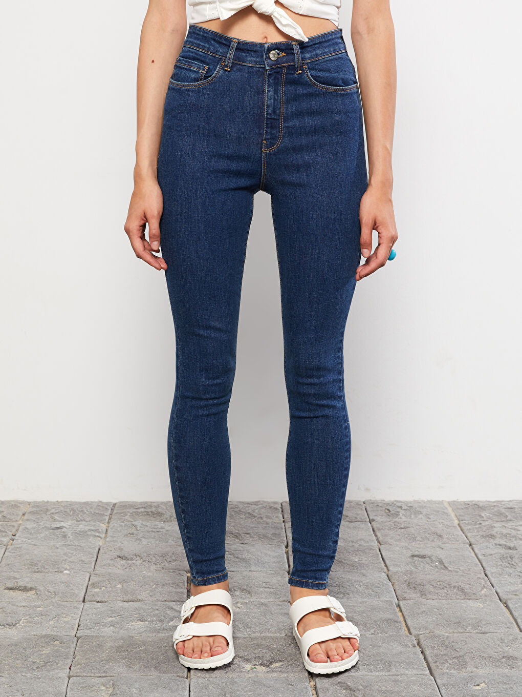 High Waisted Jupiter Super Skinny Fit Women's Jeans-2