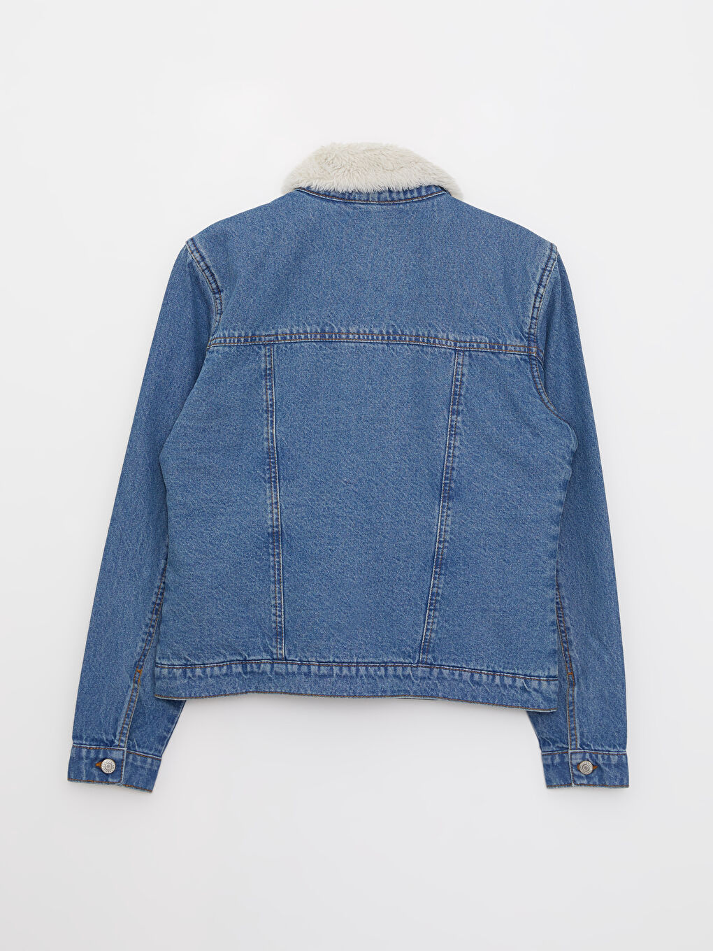 LCW Jeans Shirt Neck Regular Long Sleeve Women's Rodeo Jean Jacket -W2AE89Z8-507