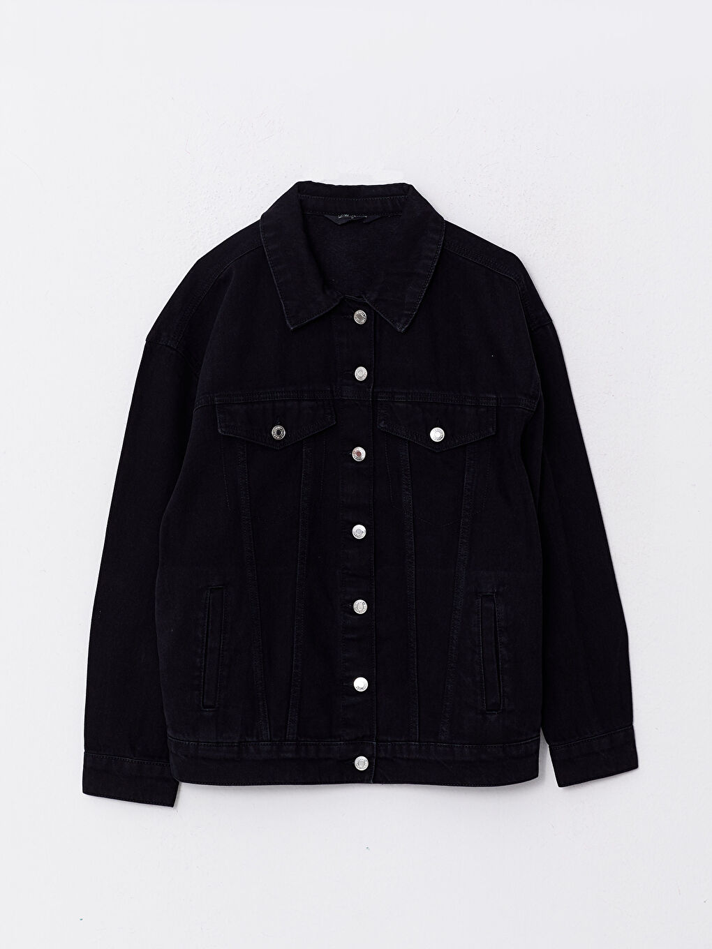 LCW Jeans Μπουφάν Τζιν Ροντέο με Κανονικό Λαιμό και Μακρυμάνικο για Γυναίκες -W2AE91Z8-327