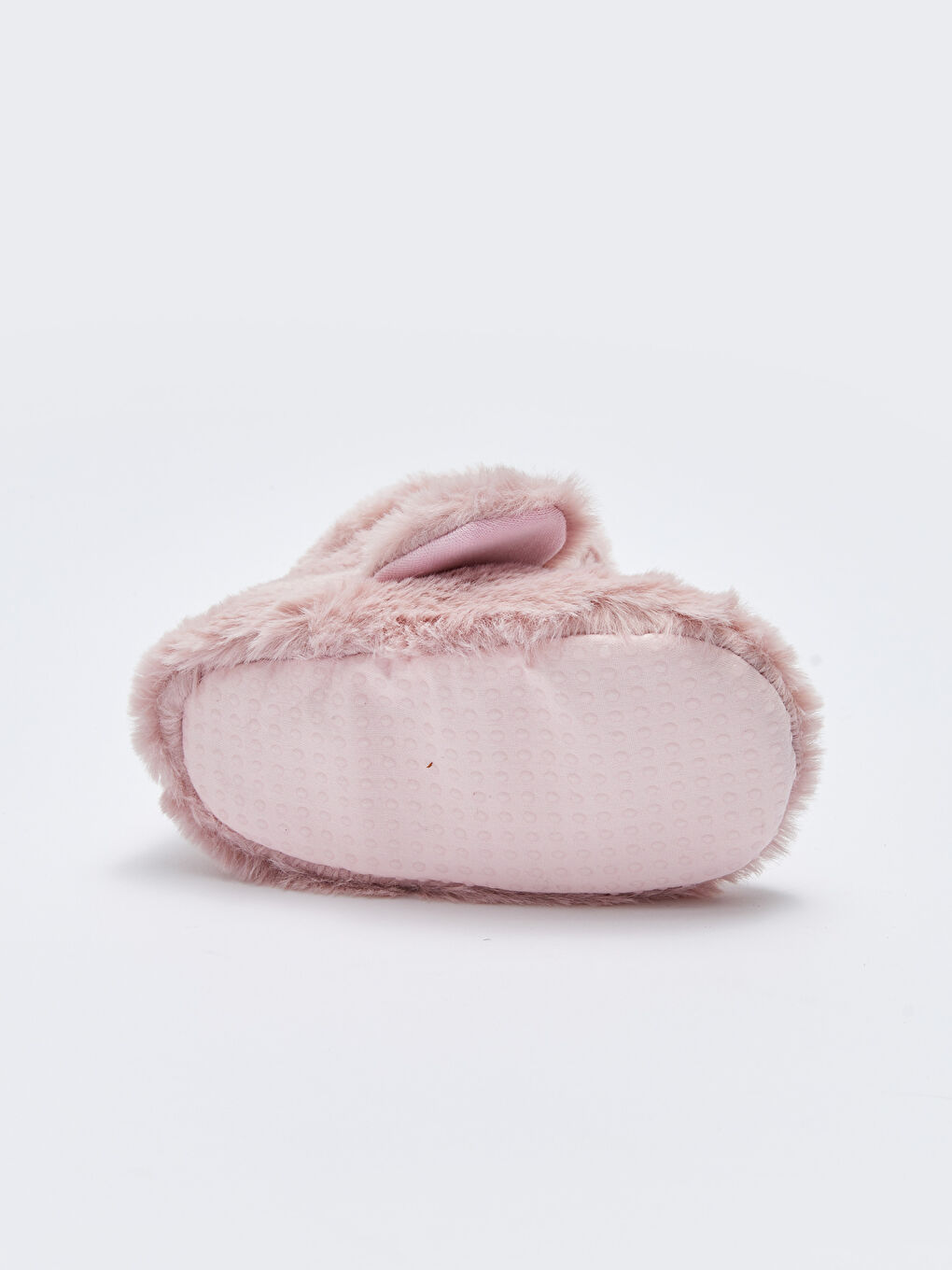 Pembe 3D Aplike Detaylı Pelüş Kız Bebek Ev Botu-3