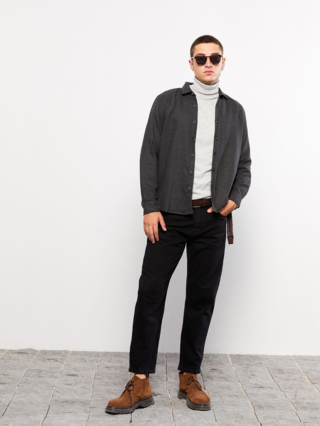 جينز واسع للرجال-1