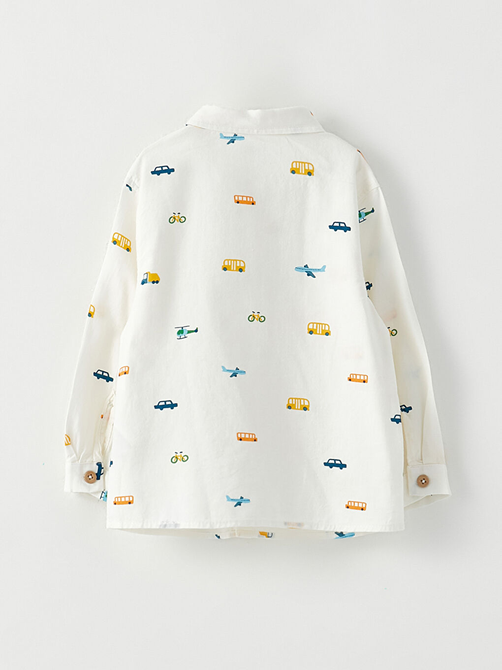 Chemise Bébé Garçon En Coton Imprimé À Manches Longues-1