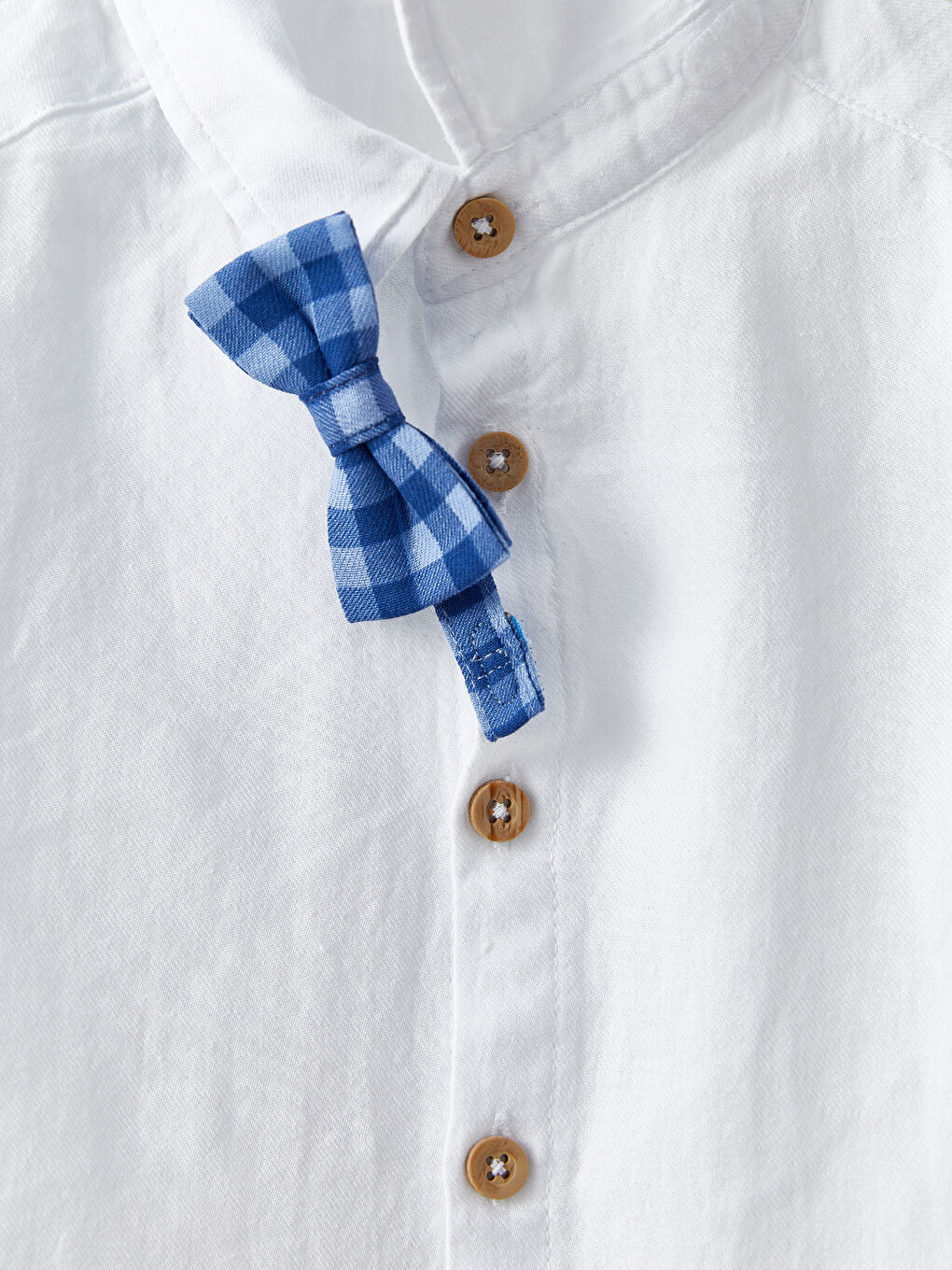 Long Sleeve Basic Baby Boy Shirt and Bow Tie 2-Pack Set-4
