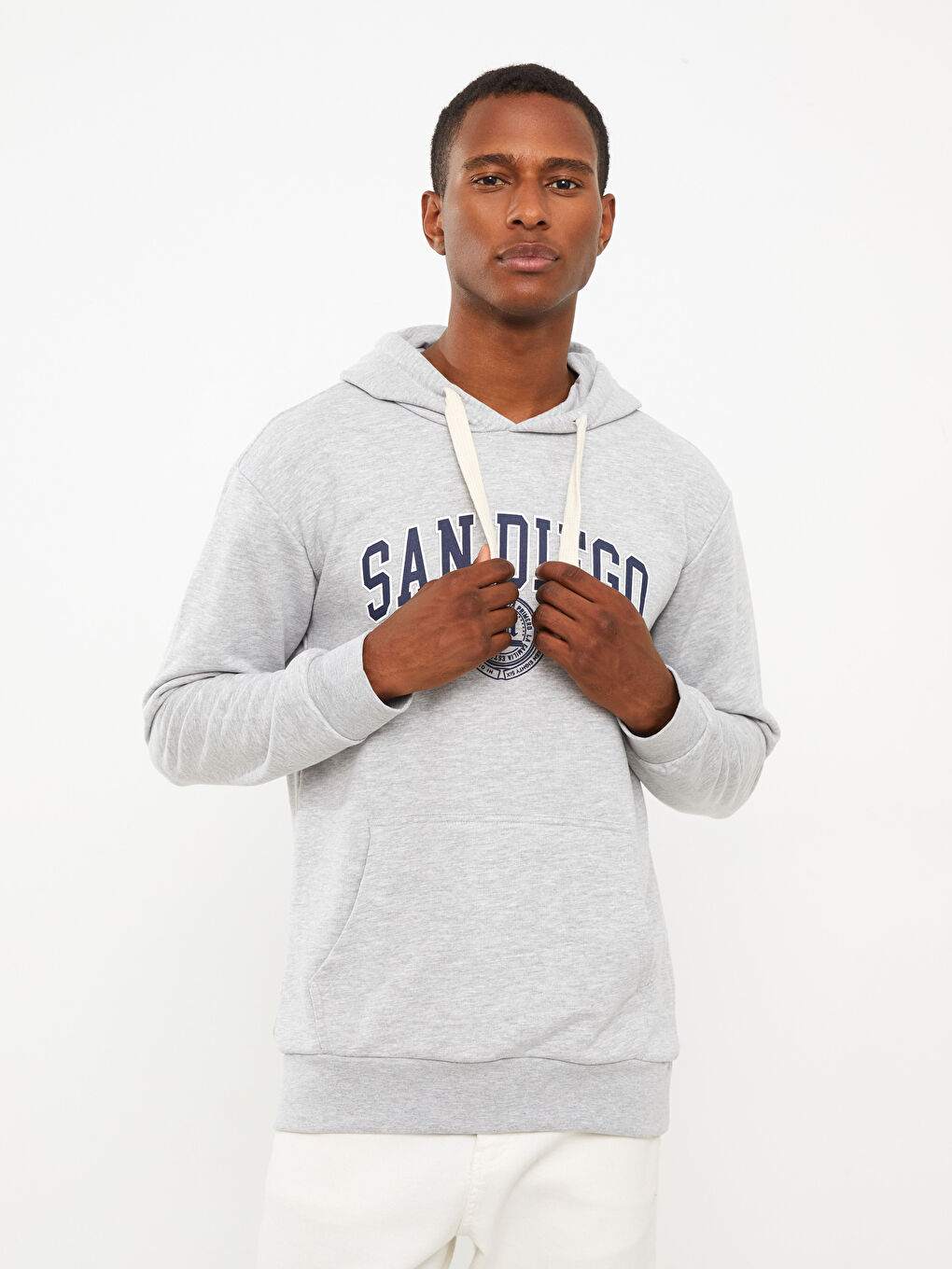 Long Sleeve Printed Men's Hoodie-1