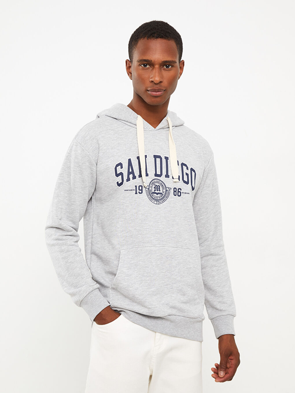 Long Sleeve Printed Men's Hoodie-2