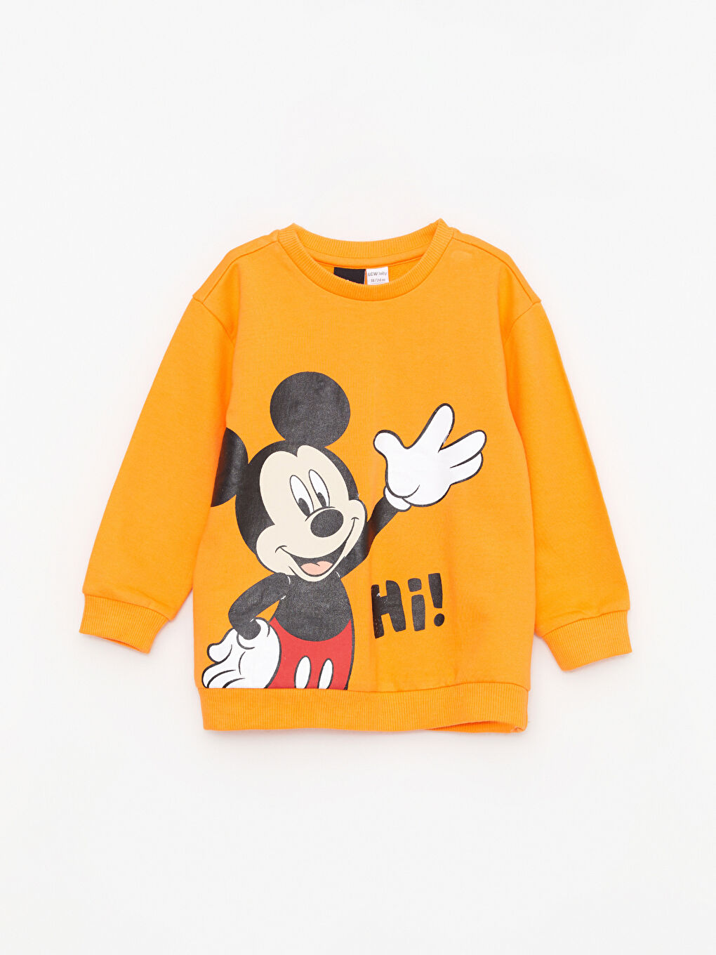 Комплект из 2 предметов: Толстовка и брюки для малышей мальчиков с круглым вырезом, длинными рукавами и принтом Микки Мауса-1