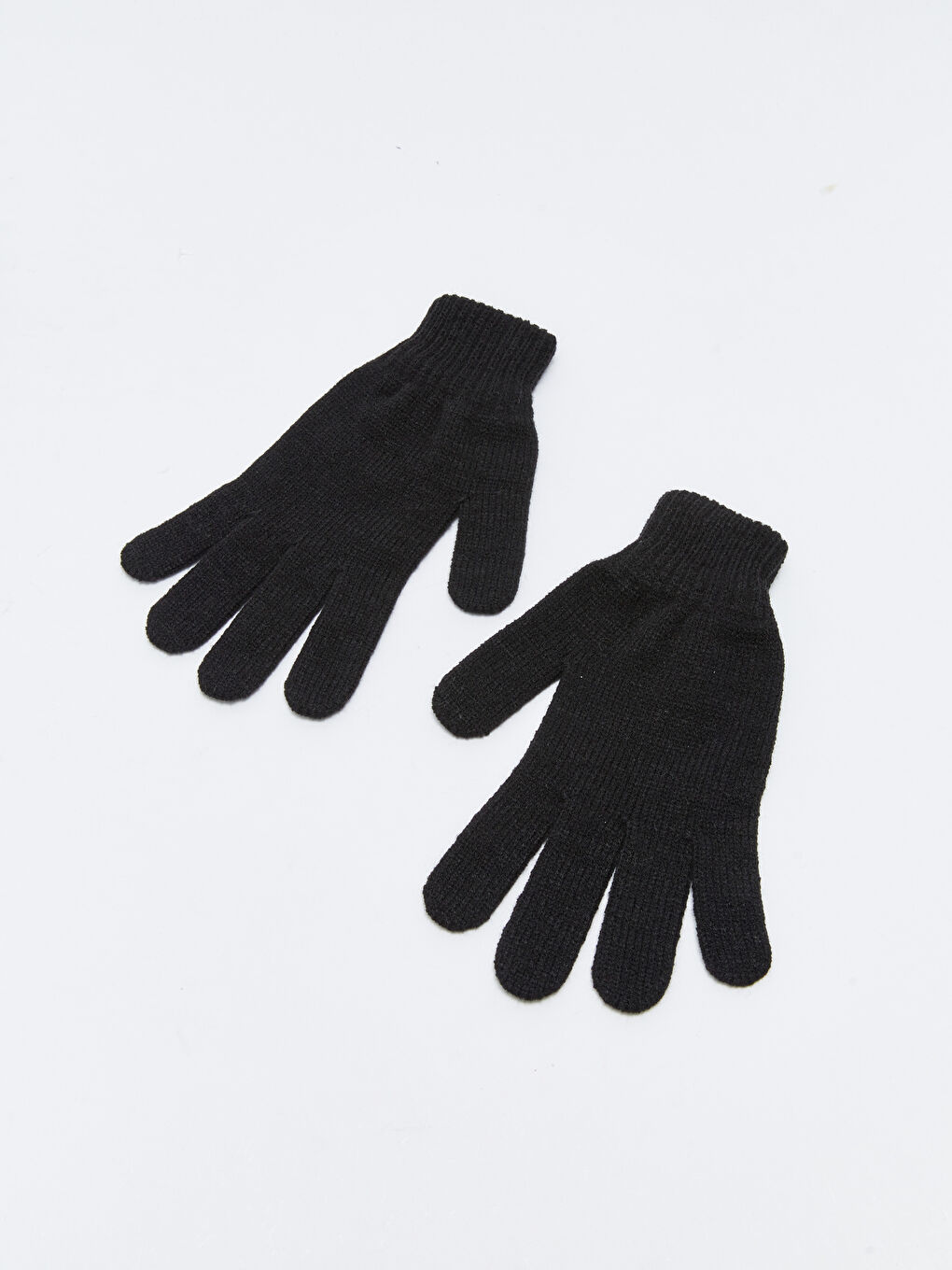 قفازات تريكو سادة للرجال-1