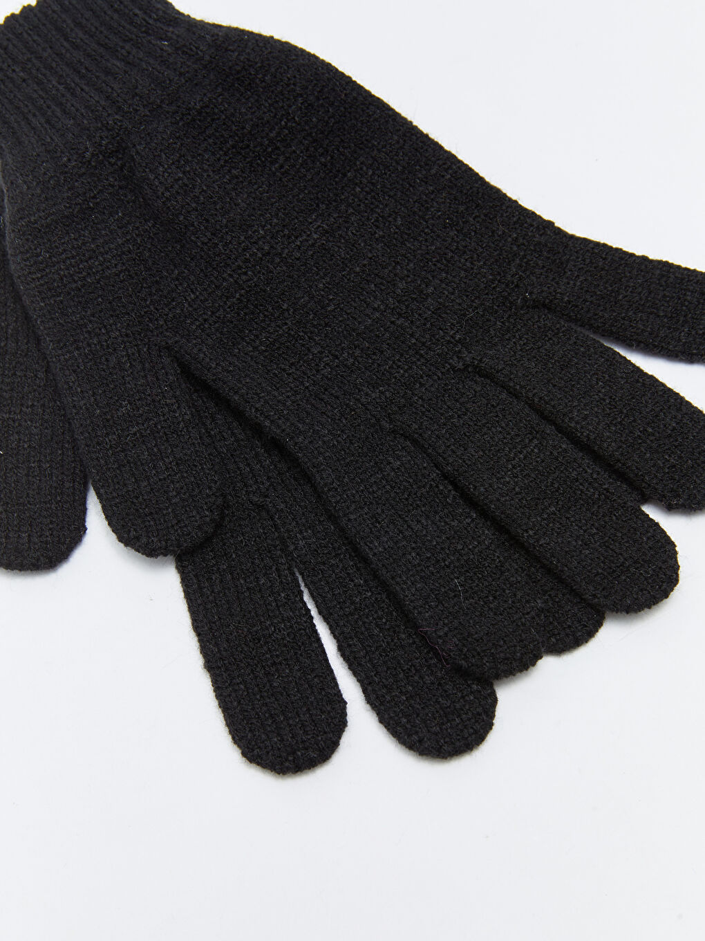 قفازات تريكو سادة للرجال-2