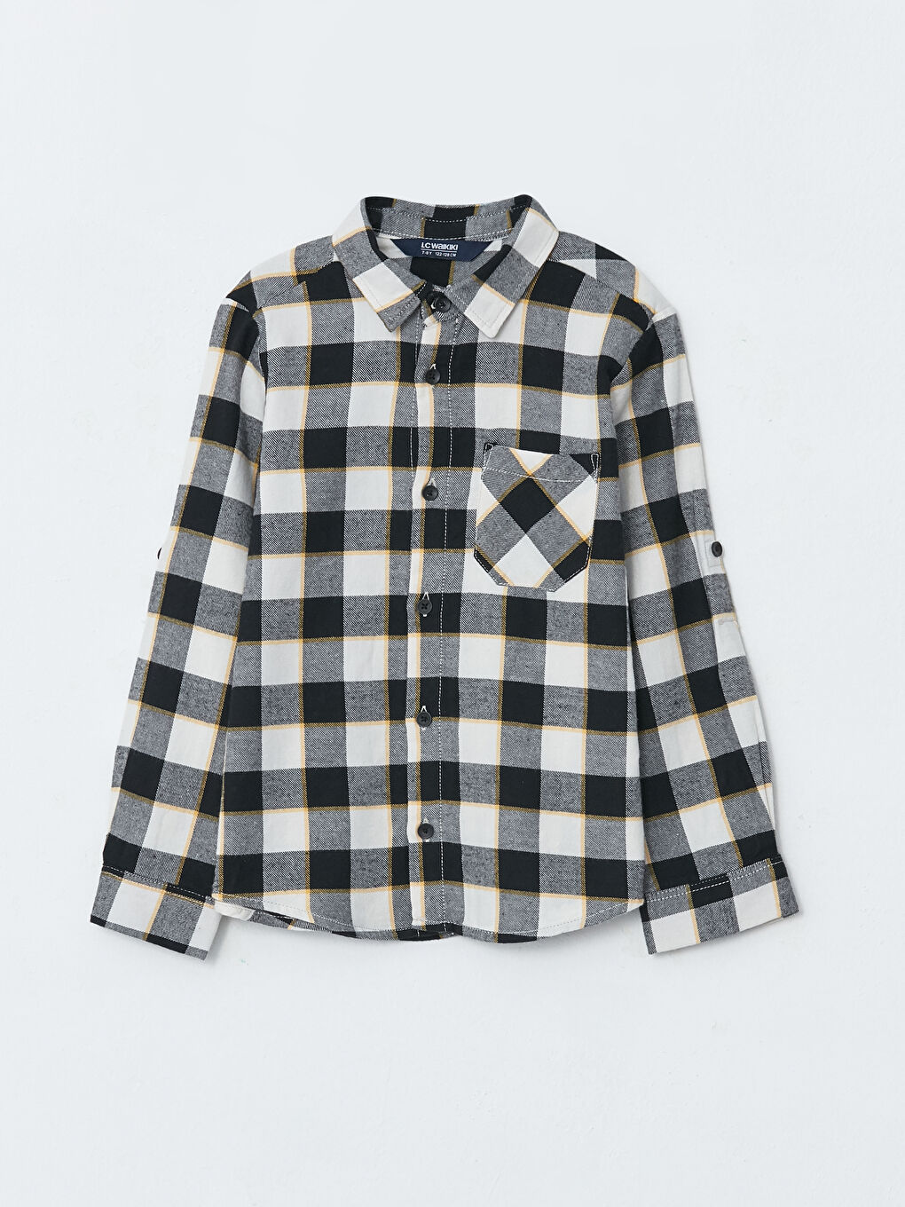 LCW Kids Plaid Boys' Flannel Shirt -W2AH99Z4-LKX