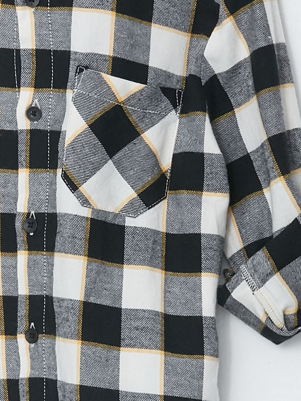 LCW Kids Plaid Boys' Flannel Shirt -W2AH99Z4-LKX