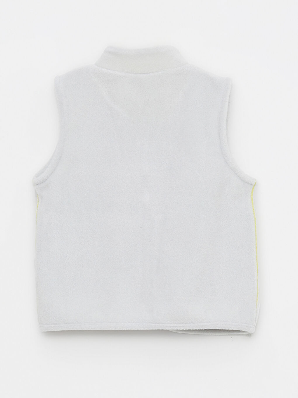 High Collar Embroidery Detailed Baby Girl Vest-1