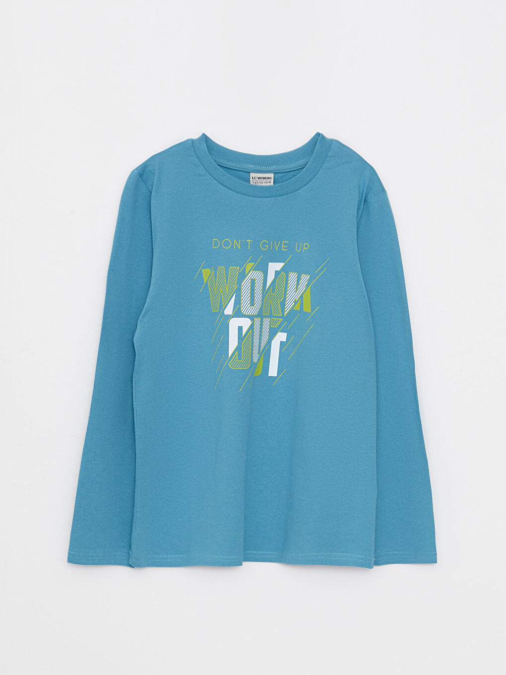 LCW ECO Rundhalsausschnitt Bedrucktes Langarm Jungen T-Shirt und Hose -W2AJ51Z4-L8B
