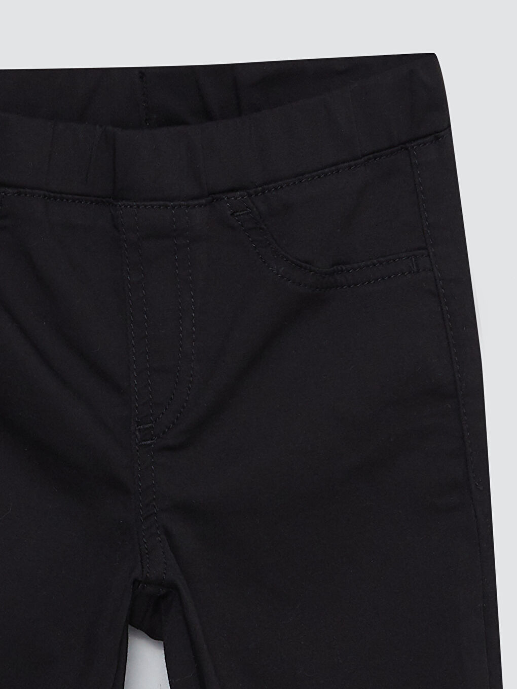 Pantalon Basique pour Filles avec Taille Élastiquée-2