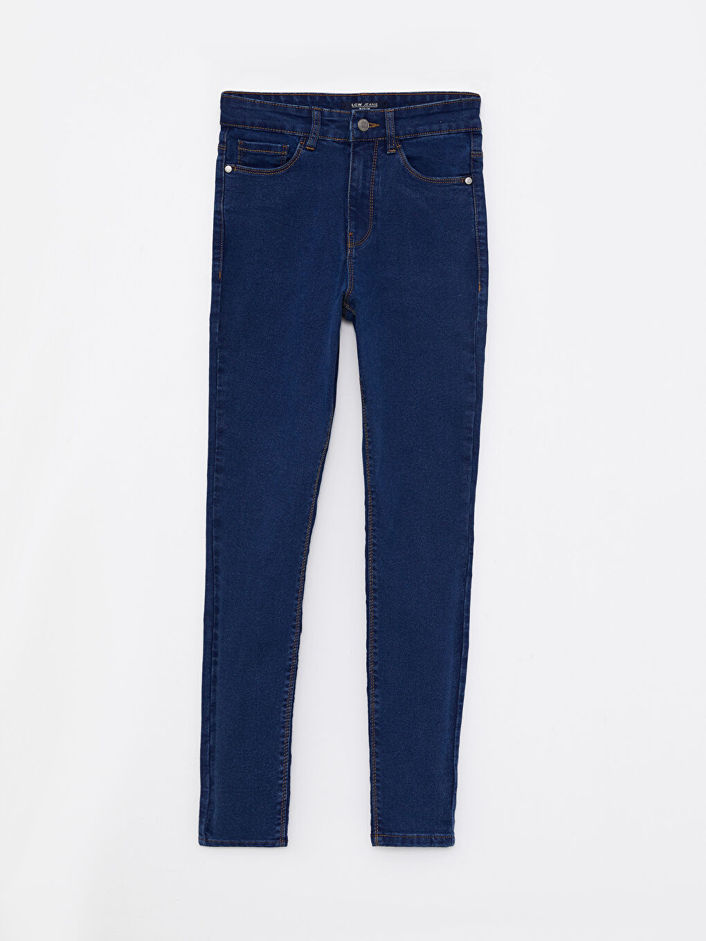 LCW Jeans İndigo Yüksek Bel Jüpiter Süper Skinny Fit Kadın Jean Pantolon - 6