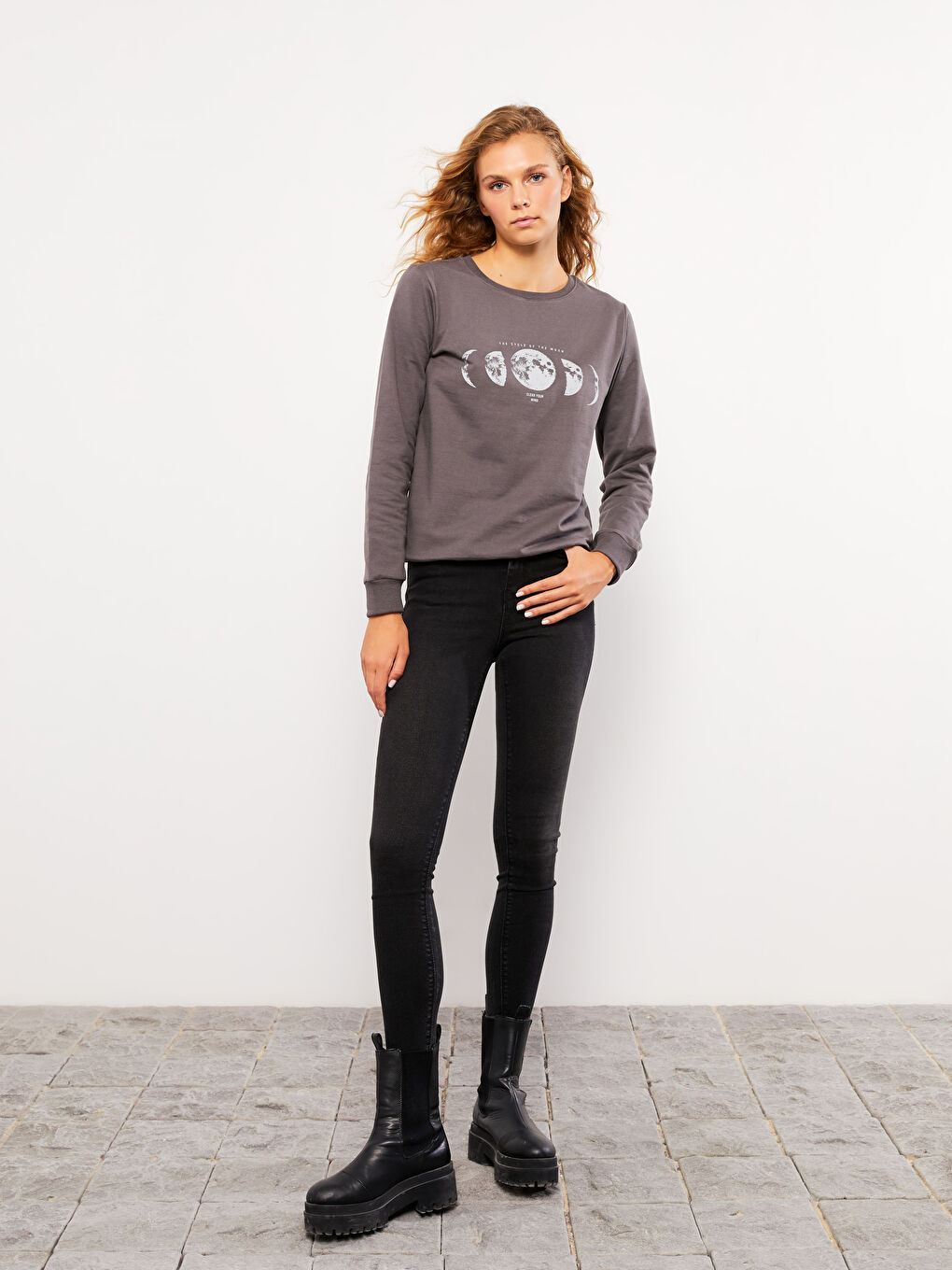 LCW Jeans جینزی کەمەر بەرز جوپیتر زۆر باریک بۆ ژنان -W2AJ89Z8-327
